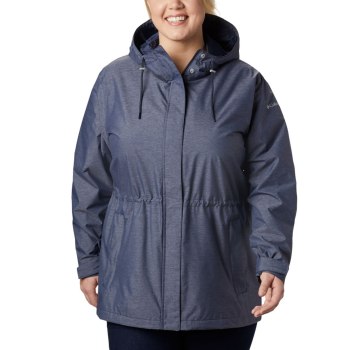 Columbia Ženske Jakne - Norwalk Mountain Plus Size Tamnoplave | KPOC-81509